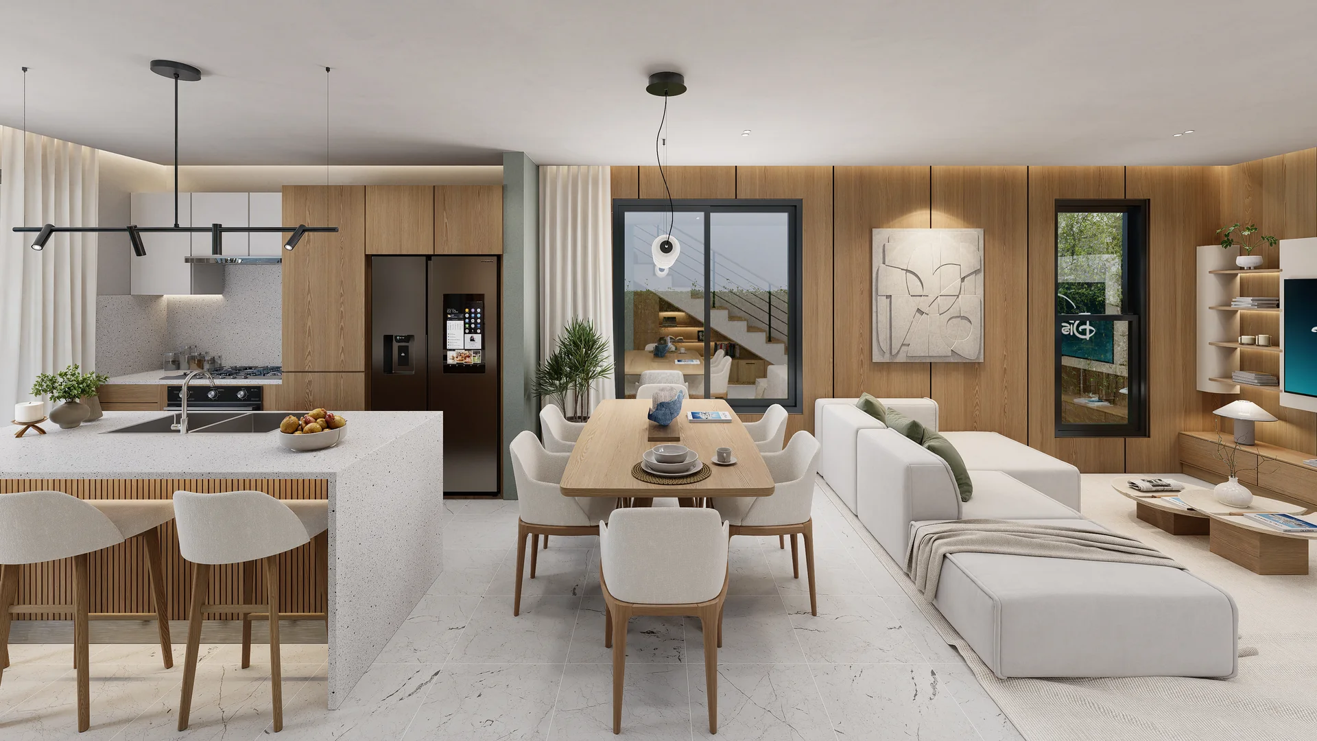 Cocina Comedor Sala