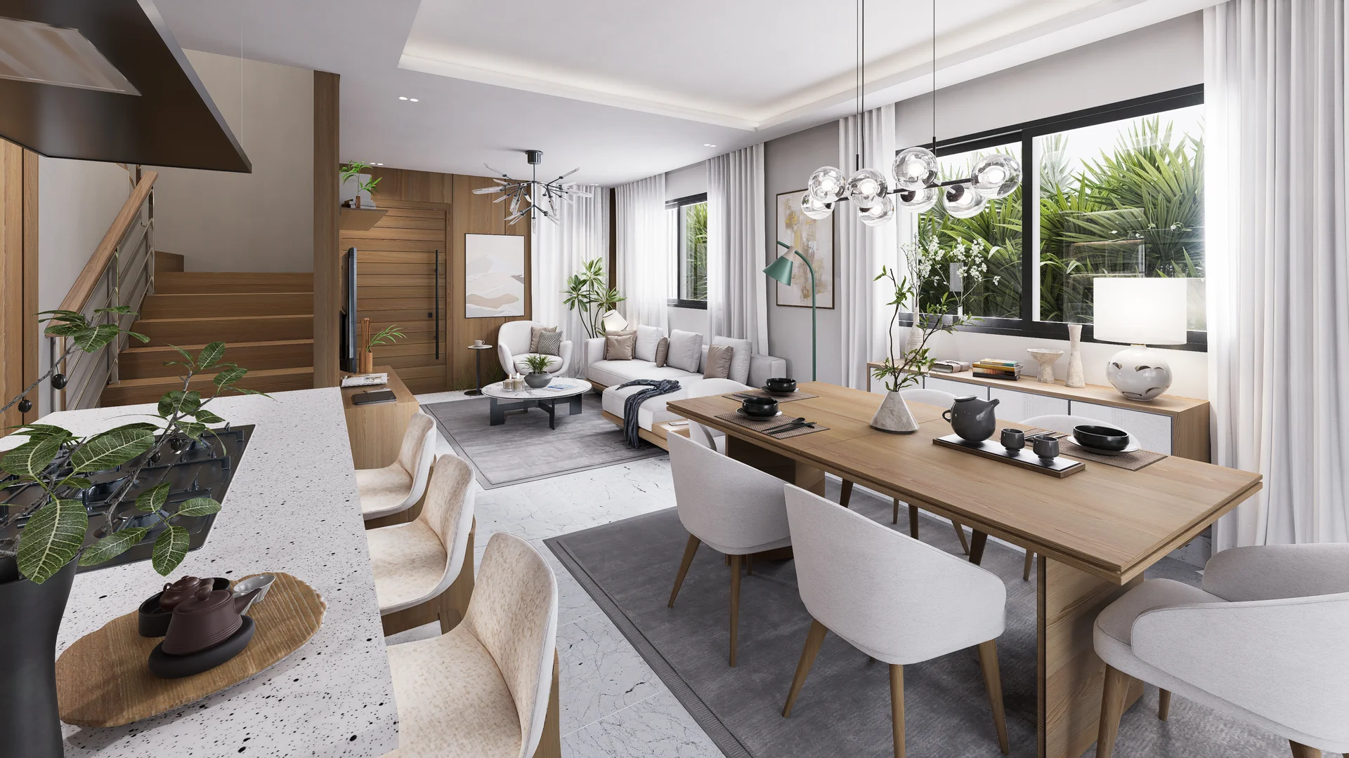 Cocina Comedor Sala